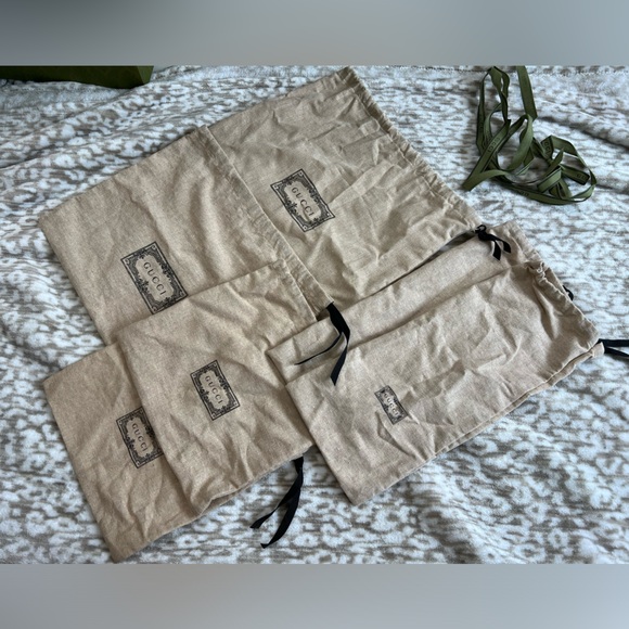 Authentic GUCCI dust bags (assorted sizes)